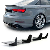 Audi A3 RS3 8V Berlina 16-20 Separatore Diffusore Posteriore - autorivallo