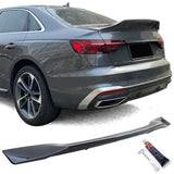 Audi A4 8W Berlina 15-19 Spoiler Posteriore Cofano Nero Lucido - autorivallo
