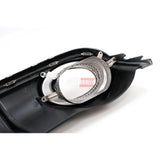 Audi A4 B8 2007-2011 Diffusore Posteriore RS4 Look Nero - autorivallo
