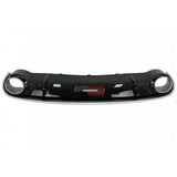 Audi A4 B8 2007-2011 Diffusore Posteriore RS4 Look Nero - autorivallo