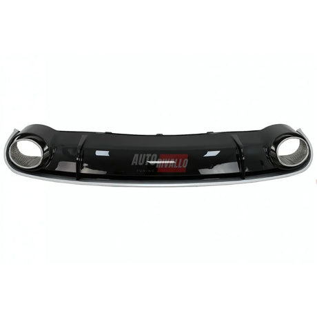 Audi A4 B8 2007-2011 Diffusore Posteriore RS4 Look Nero - autorivallo