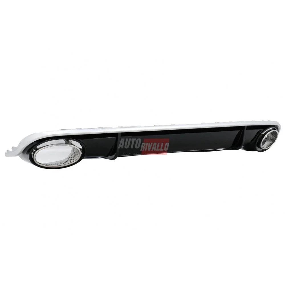 Audi A4 B8 2007-2011 Diffusore Posteriore RS4 Look Nero - autorivallo