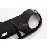 Audi A4 B8 2007-2011 Diffusore Posteriore RS4 Look Nero - autorivallo