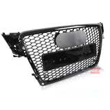 Audi A4 B8 2007-2011 Griglia Anteriore RS4 Look Nero Lucido - autorivallo