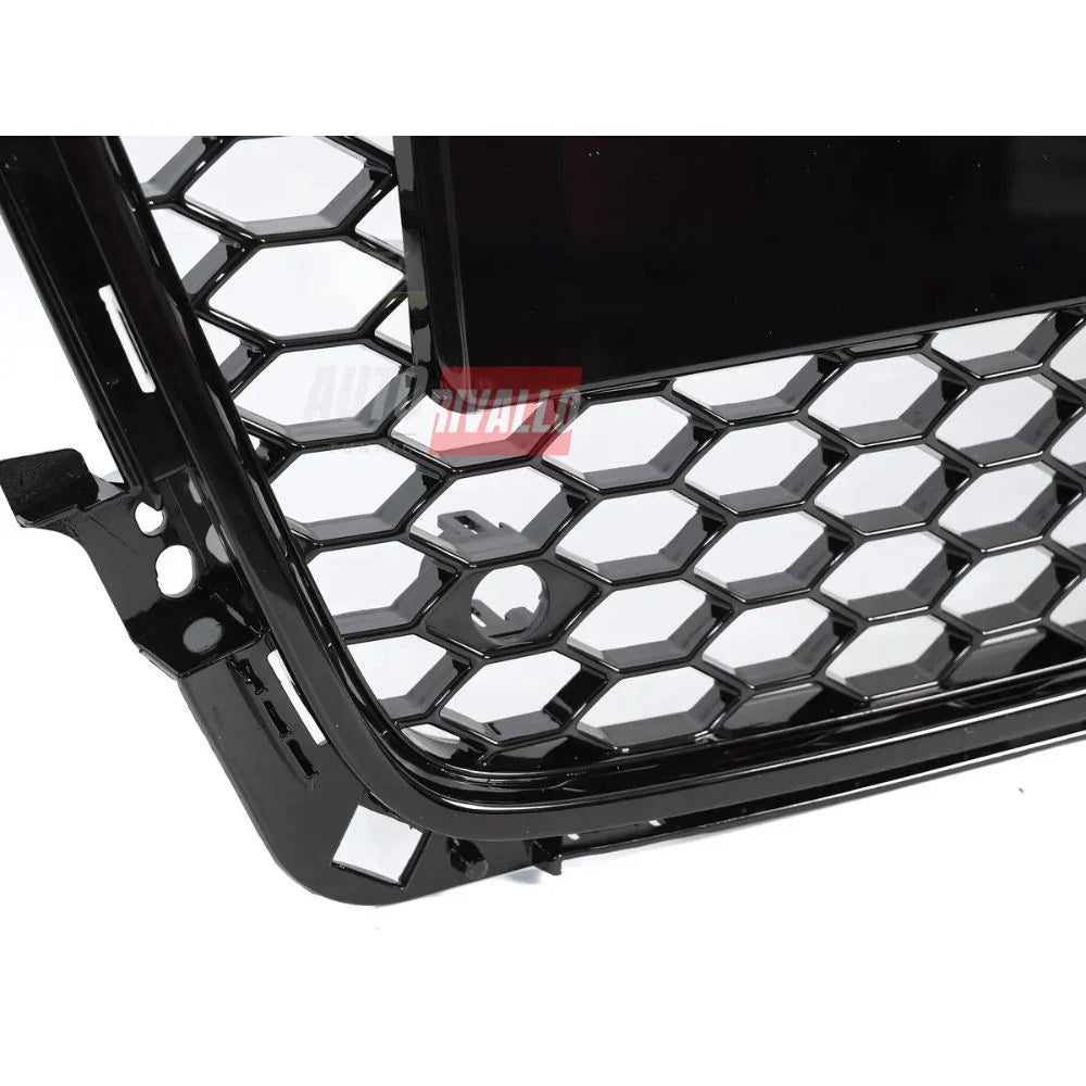 Audi A4 B8 2007-2011 Griglia Anteriore RS4 Look Nero Lucido - autorivallo