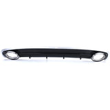 Audi A4 B8 2011-2015 Diffusore RS4 Look Terminali Doppia Uscita - autorivallo