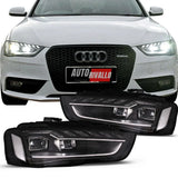 Audi A4 B8 8K 2011-2015 Fari Anteriori Full LED Matrix SEQ - autorivallo
