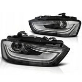 Audi A4 B8 8K 2011-2015 Fari Anteriori LED Diurne TRU Neri - autorivallo