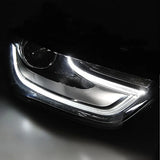 Audi A4 B8 8K 2011-2015 Fari Anteriori LED Diurne TRU Neri - autorivallo