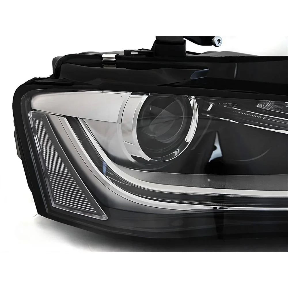 Audi A4 B8 8K 2011-2015 Fari Anteriori LED Diurne TRU Neri - autorivallo