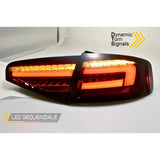 Audi A4 B8 Berlina 2011-2015 Fanali Posteriori Full LED OEM - autorivallo