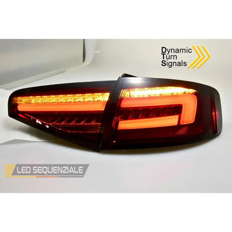 Audi A4 B8 Berlina 2011-2015 Fanali Posteriori Full LED OEM - autorivallo
