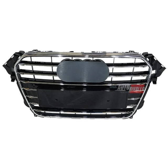 Audi A4 B8 8K 2011-2015 Griglia S-Line Look Nero Cromato - autorivallo