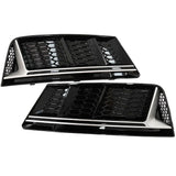 Audi A4 B9 2015-2018 Griglie Fendinebbia RS4 Nero Argento - autorivallo