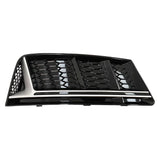 Audi A4 B9 2015-2018 Griglie Fendinebbia RS4 Nero Argento - autorivallo