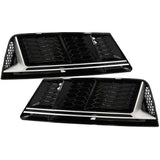 Audi A4 B9 2015-2018 Griglie Fendinebbia RS4 Nero Argento - autorivallo