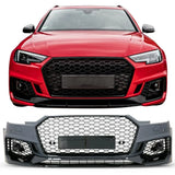 Audi A4 B9 8W 2015-2019 Paraurti Anteriore Look RS4 Quattro - autorivallo