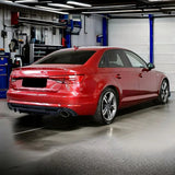 Audi A4 B9 8W S-Line 2015-2019 Diffusore Posteriore RS4 Look - autorivallo
