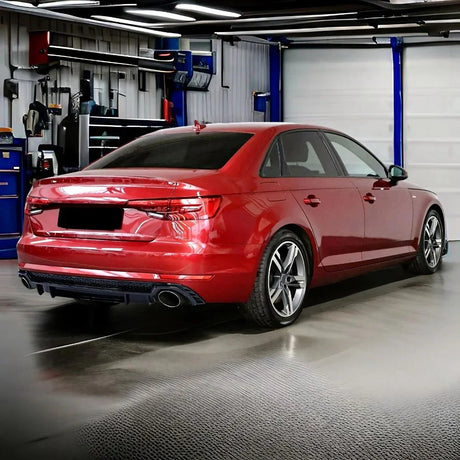 Audi A4 B9 8W S-Line 2015-2019 Diffusore Posteriore RS4 Look - autorivallo