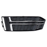 Audi A4 B9 S-Line 15-18 Griglie Fendinebbia RS4 Nero Cromato - autorivallo