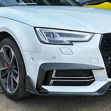 Audi A4 B9 S-Line 15-18 Griglie Fendinebbia RS4 Nero Cromato - autorivallo