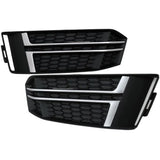 Audi A4 B9 S-Line 15-18 Griglie Fendinebbia RS4 Nero Opaco - autorivallo