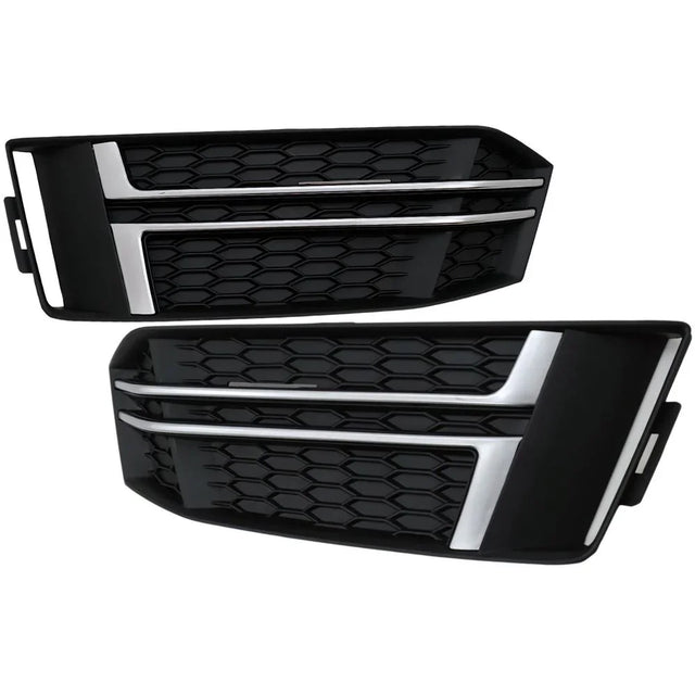 Audi A4 B9 S-Line 15-18 Griglie Fendinebbia RS4 Nero Opaco - autorivallo