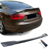 Audi A5 8F Cabrio 07-16 Spoiler Posteriore Cofano Nero Lucido - autorivallo