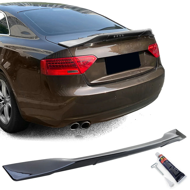 Audi A5 8F Cabrio 07-16 Spoiler Posteriore Cofano Nero Lucido - autorivallo