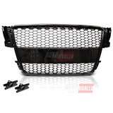 Audi A5 8T 2007-2011 Griglia Radiatore Look RS5 Nero Lucido - autorivallo