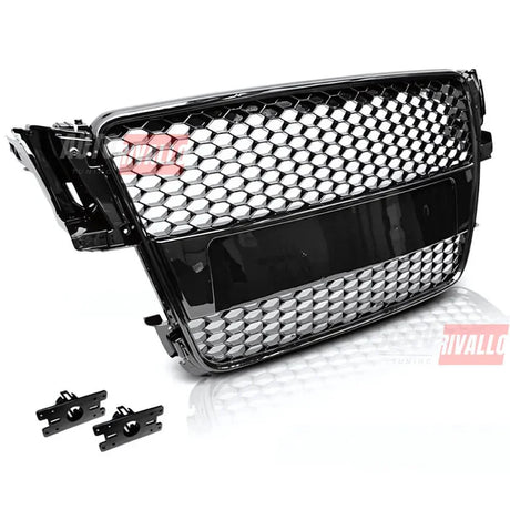Audi A5 8T 2007-2011 Griglia Radiatore Look RS5 Nero Lucido - autorivallo