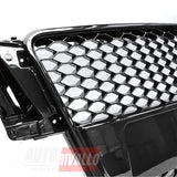 Audi A5 8T 2007-2011 Griglia Radiatore Look RS5 Nero Lucido - autorivallo