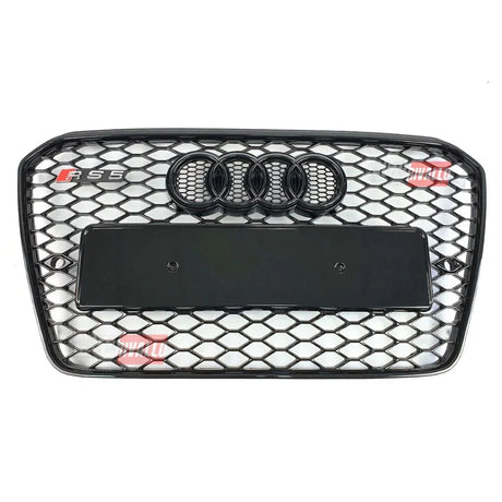 Audi A5 8T 2012-2016 Griglia Anteriore RS5 Look Nero Lucido - autorivallo