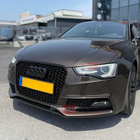Audi A5 8T 2012-2016 Griglia Anteriore Look RS5 Nero Lucido - autorivallo