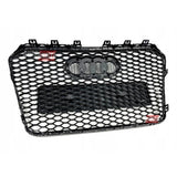 Audi A5 8T 2012-2016 Griglia Anteriore Look RS5 Nero Lucido - autorivallo