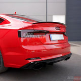 Audi A5 F5 2016-2019 Terminali di Scarico RS5 Look Nero Lucido - autorivallo