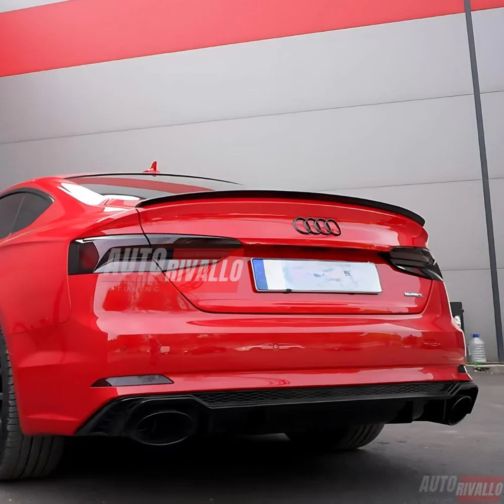 Audi A5 F5 Sportback 16-19 Spoiler Cofano RS5 Nero Lucido - autorivallo