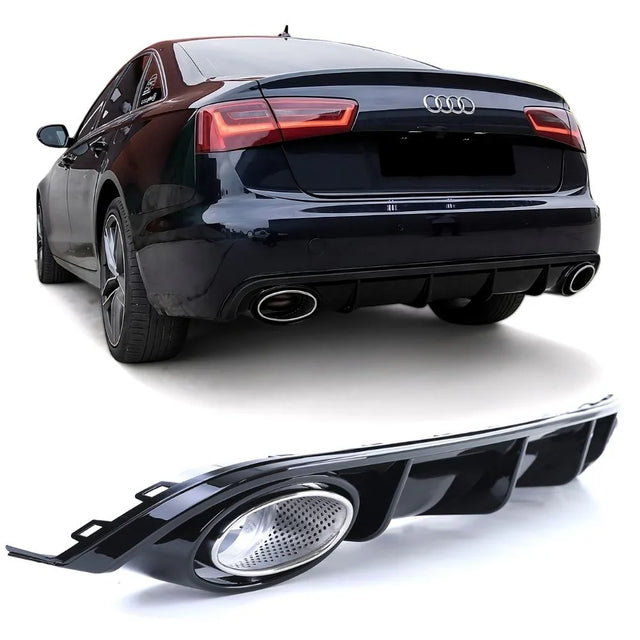 Audi A6 4G C7 2014-2017 Diffusore Sotto Paraurti RS6 Look - autorivallo