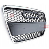 Audi A6 C6 4F 2004-2008 Griglia Radiatore Look RS6 Nero Cromato - autorivallo