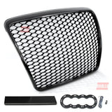 Audi A6 C6 4F 2008-2011 Griglia Radiatore Look RS6 Nero Lucido - autorivallo