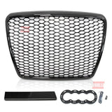 Audi A6 C6 4F 2008-2011 Griglia Radiatore Look RS6 Nero Lucido - autorivallo
