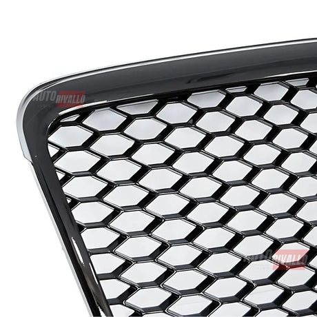 Audi A6 C6 4F 2008-2011 Griglia Radiatore Look RS6 Nero Lucido - autorivallo
