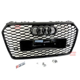 Audi A7 4G C7 2014-2018 Griglia Anteriore RS7 Look Nero Lucido - autorivallo