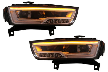 Audi Q3 8U Facelift 2015-2018 Fari Anteriori Full LED - Nero - autorivallo