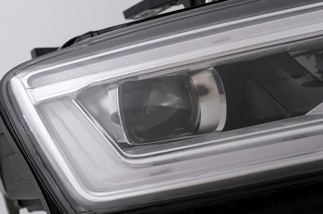 Audi Q3 8U Facelift 2015-2018 Fari Anteriori Full LED - Nero - autorivallo