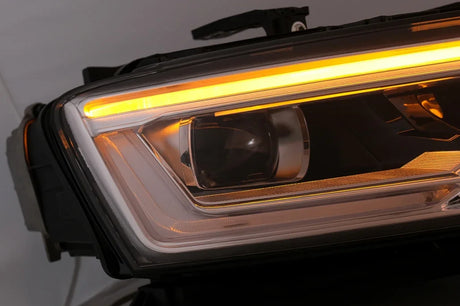 Audi Q3 8U Facelift 2015-2018 Fari Anteriori Full LED - Nero - autorivallo