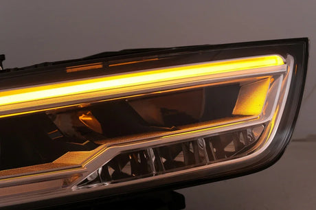 Audi Q3 8U Facelift 2015-2018 Fari Anteriori Full LED - Nero - autorivallo