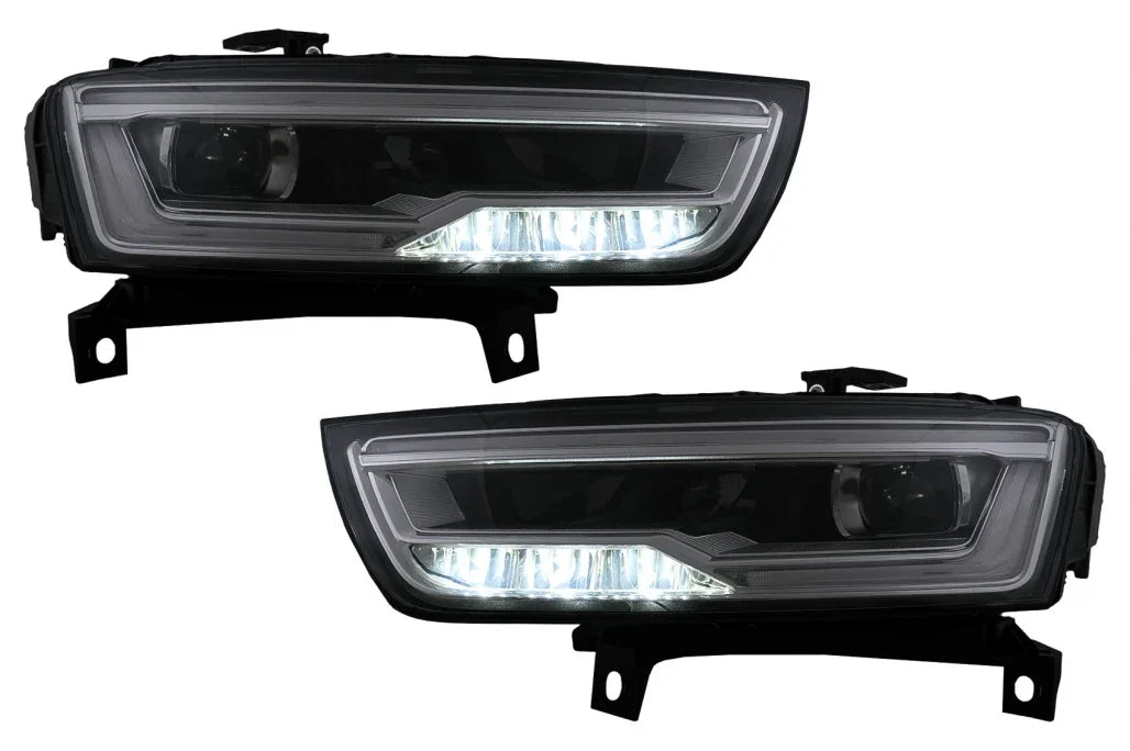 Audi Q3 8U Facelift 2015-2018 Fari Anteriori Full LED - Nero - autorivallo