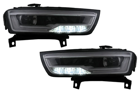 Audi Q3 8U Facelift 2015-2018 Fari Anteriori Full LED - Nero - autorivallo