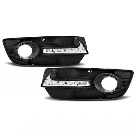 Audi Q5 8R 2008-2011 Griglie Fendinebbia Con Luci Diurne LED - autorivallo